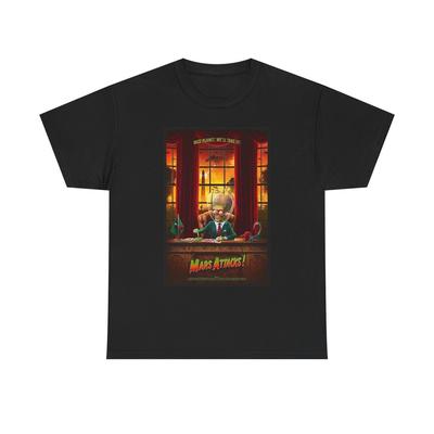 Mars Attacks Movie Retro Graphic T Shirt NEW Cotton Tee Gift  Unisex T-Shirt