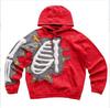 Europe, America 2025 American Graffiti Printing Men's and Women's Loose Casual Zipper Hooded Sweater Trendy Brand