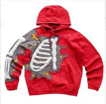 Europe, America 2025 American Graffiti Printing Men's and Women's Loose Casual Zipper Hooded Sweater Trendy Brand