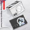 Luxury Rotatable Bracket for Magsafe Case for Samsung Galaxy Z Fold 8 Fold8 Transparent Screen Flim Hinge Airbag Protector Cover