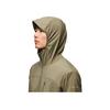 Anta Outdoor Series Solid Color Zip-Up Hooded UV Protection Quick-Dry Windbreaker Men outerwear Olive-Green 152420613-2