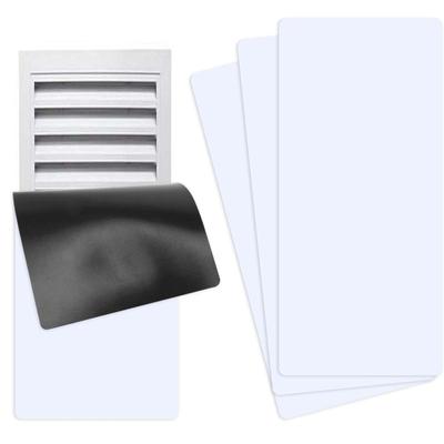 Magnetic White Vent Cover High Strength PVC Thick Rectangle Cuttable Home RV HVAC AC Floor Wall Ceiling Air Register Air Vent Cover Sheet