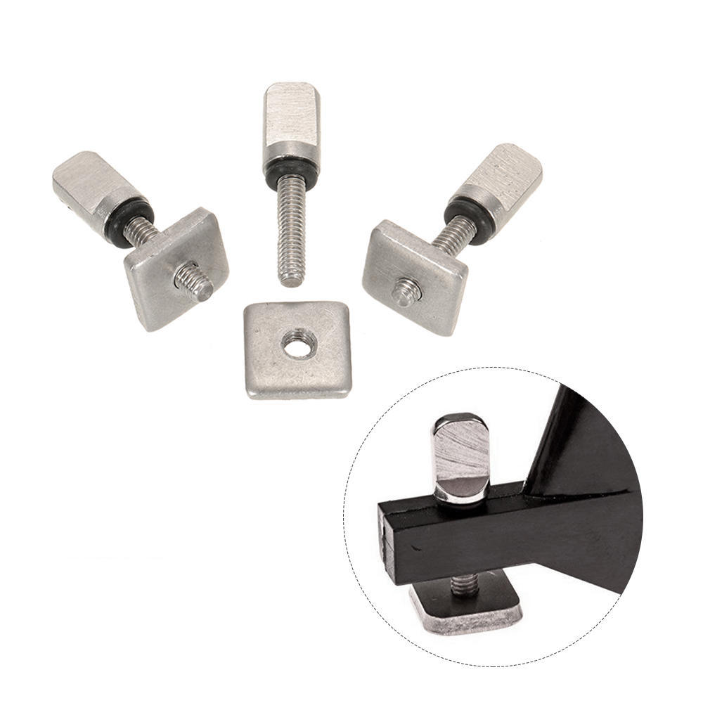 3 Surfboard Longboard Sliding Fin Screw & Fin Plate Replacement Kit for Stand Up Paddle Body Board