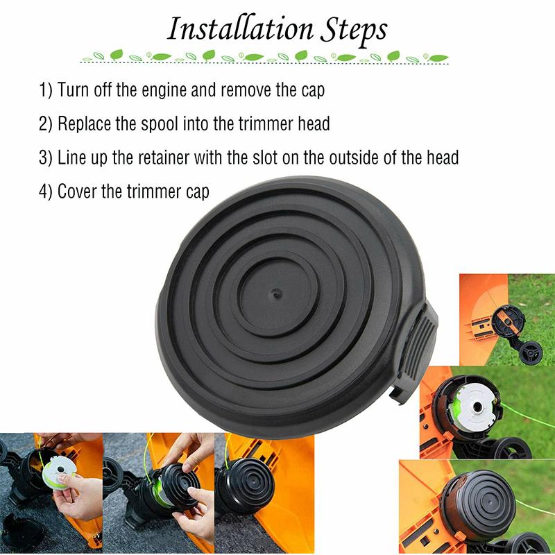 1Pc WA0037 Spool Cap for Worx WG184,WG190,WG191,WG168 Replacement Parts
