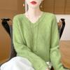 Women's Cashmere Sweater Qinghe Cashmere 30% Cashmere 70% Wool Autumn and Winter Pullover Warm and Fashionable
