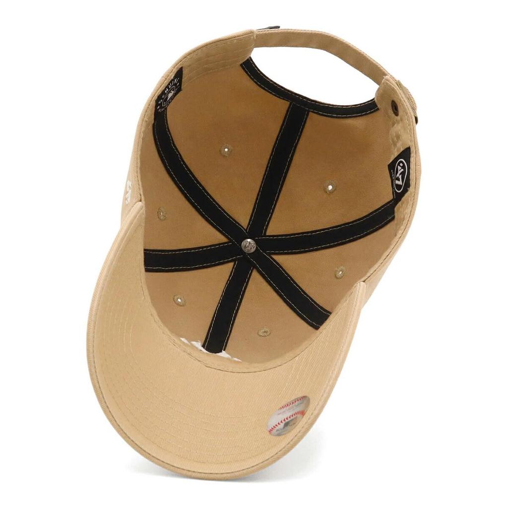 Clean Up MLB NY Khaki Cap 47 CLEAN UP New York Yankees '47brand's Kids' (Youth 52-56cm) -