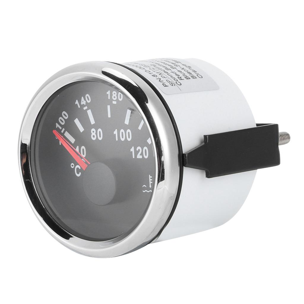 52mm 2in Marine Engine Water Temperature Gauge 40 120  celsius  Temp Meter for Boat RV
