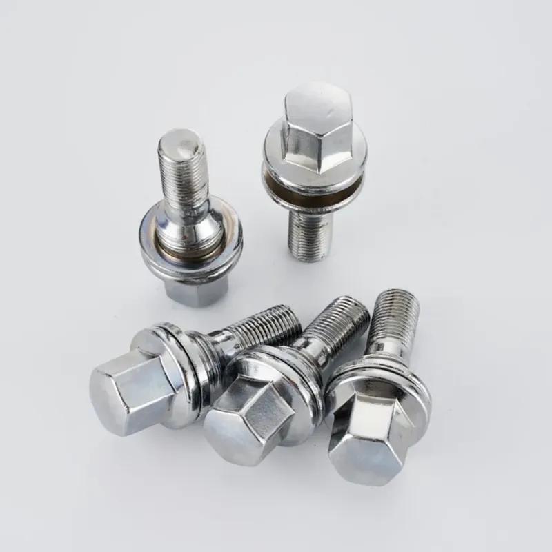 5pcs OEM Style Wheel Lug Bolts Hub Screws for Citroen Peugeot Opel Series M12x1.25 Hex 17mm