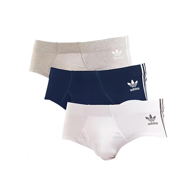 

Adidas Оригинальное легкое хлопковое треугольное нижнее белье, влагоотводящее, быстросохнущее, высокоэластичное, приятное к коже, мужское нижнее белье 4A1M50-908 L