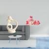 Artistic Resin Figurine Sculpture Collection Featuring Cute Sleeping Deer Lover Statues for Desk