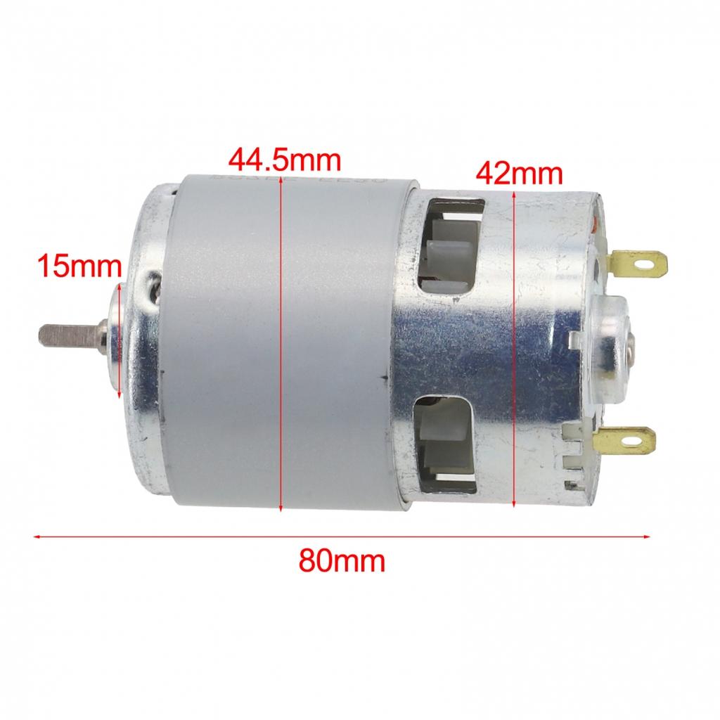 Lithium Electric Lawn Motor 20V RS775 Motor 80x44.5mm