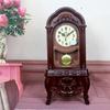 Swinging Clock with Silent Operation, Antique Style Clock Nostalgic Home Clock Living Room Ornament