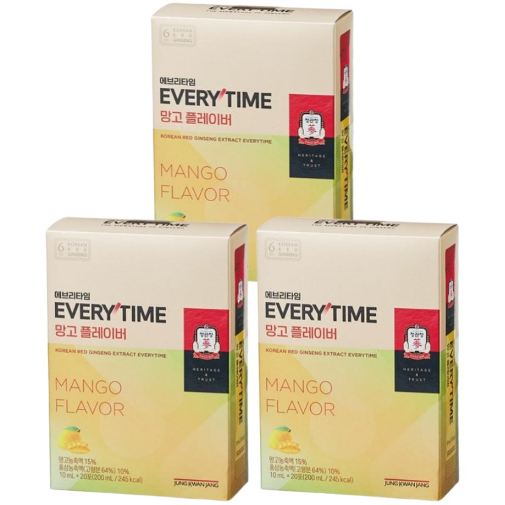 [JUNG KWAN JANG] Every Time Mango Flavor 200ml(10mlx20P)/Korean Red Ginseng Extract Everytime