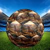 1pc Horse Wildflowers Theme Soccer Ball Football, Size 5, Lightweight PVC, Durable Outdoor Training Soccer Ball, Gift m61417