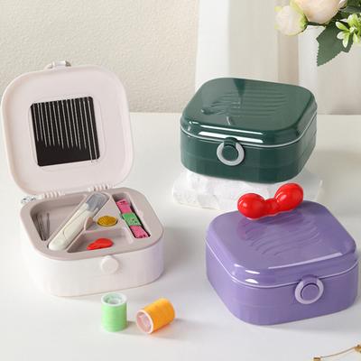 Mini Sewing Kit Small Travel Hand Sewing Kit for Adults Beginners Traveler 2-Layer Magnetic Needles And Threads Sewing Supplies for Emergency Home Use
