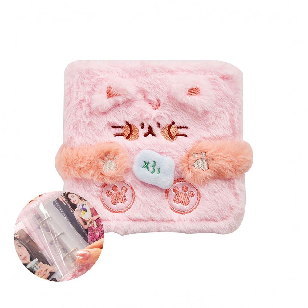 Cute 3inch Photo Album 20 Inside Pages Cartoon Animal Photocard Storage Album Cover Cards Storage Book Kpop