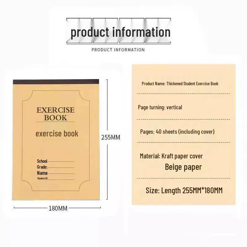 Language Text Workbook: Grades 3-6 Kraft Paper Practice Notebook for Students