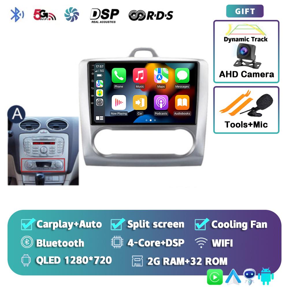 

Android 14 Carplay Auto для Ford Focus 2 2004 - 2011 Автомобильный радиоприемник 2Din Плеер Мультимедиа стерео Навигация Видео Головное устройство GPS DSP