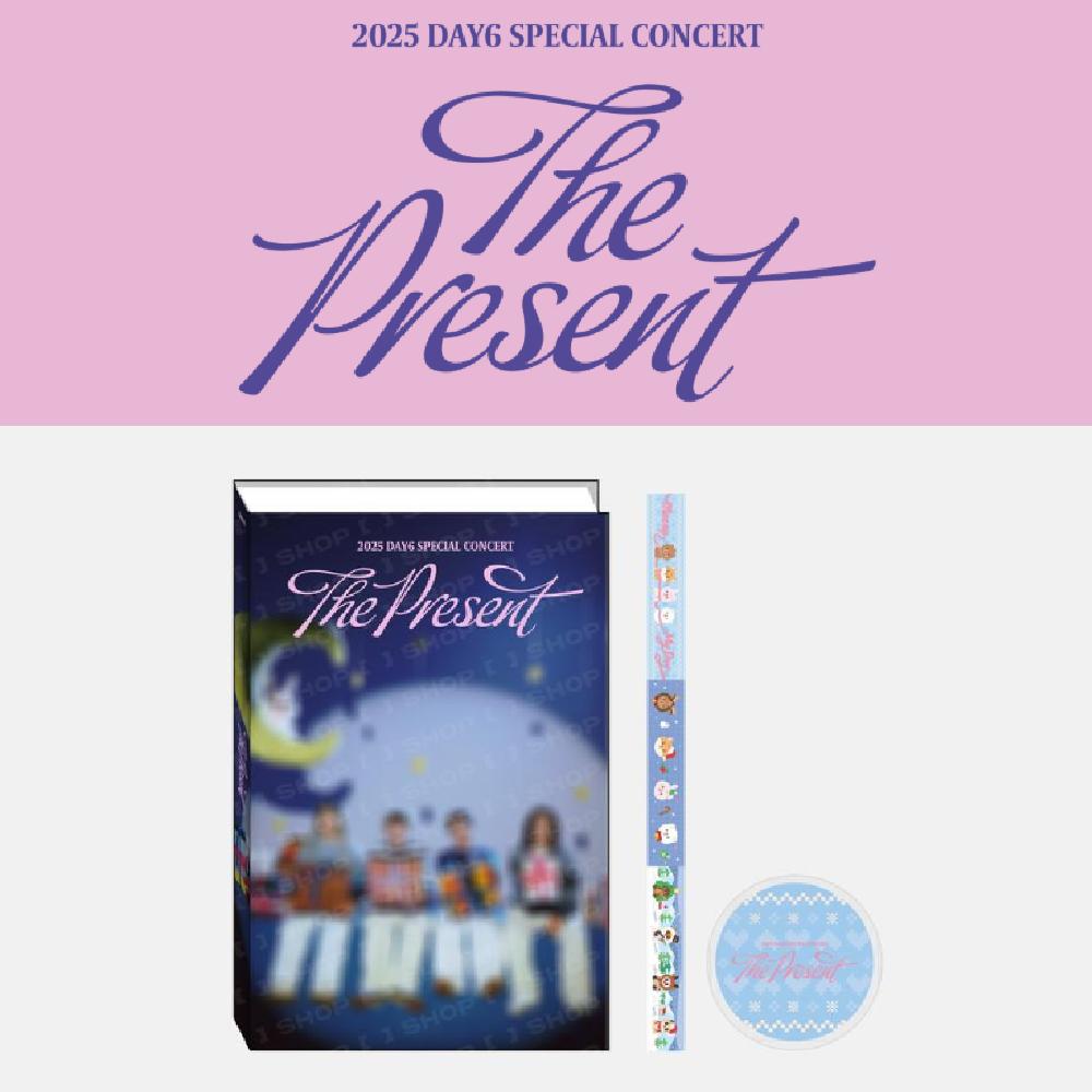 

Pre-order 2025 DAY6 Special Concert The Present Postcard Book & Masking Tape Set