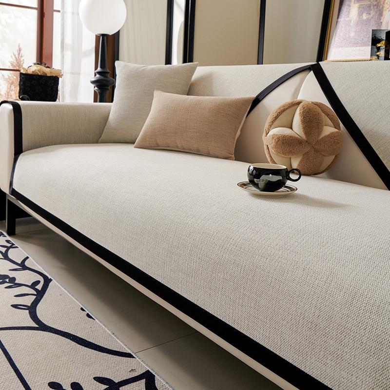 

Sofa Cushion Universal In All Seasons New Fixed Non-Slip Sofa Seat Cushion Light Luxury High-End Feeling All-Inclusive Cover Cloth 70*70cm