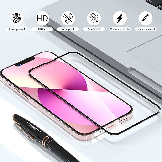 3Pcs Tempered Glass for iPhone 16 14 13 11 15 Pro Max Mini Screen Protector for iPhone XR X XS MAX 7 8 Plus SE Protective Glass