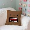 Cute DDomo Kun Case Plush Fabric Soft Pillowcase Double Sided Print Cushion Cover Household Gifts