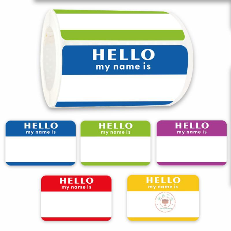 Roll of 300 Colorful Blank Labels for DIY, School, Sports, and Storage Marking