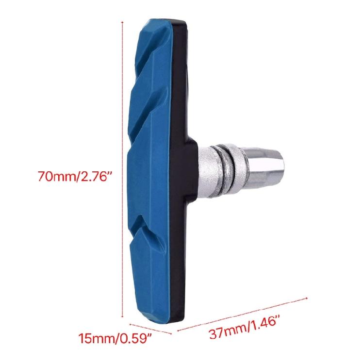 4 Stück Rennrad Bremsbelag Mountainbike V-Brake Block Schuh Einfach zu bedienen