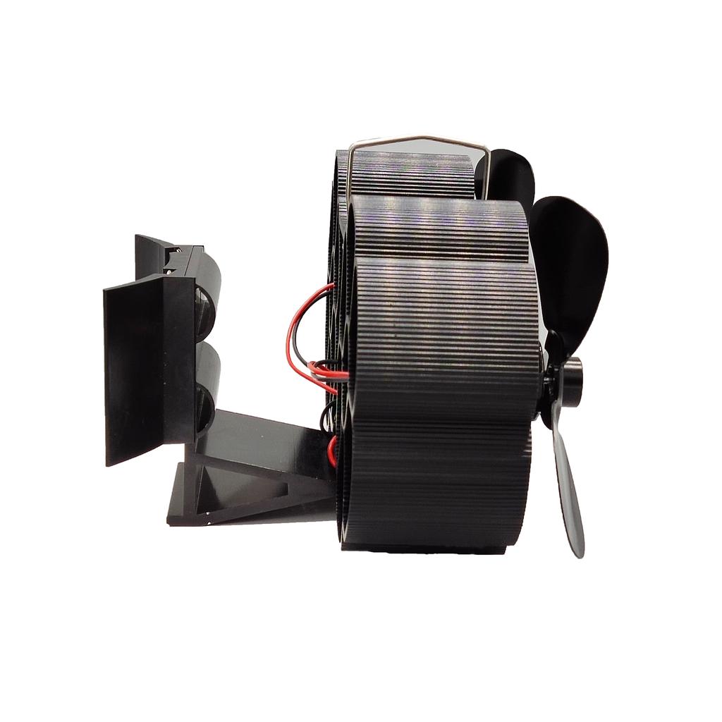 Buy Dual Head Wall Mounted Stove Fan 8 Blade Fireplace Fan Heat Powered