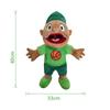 40-60cm Grande Jeffy Niño Marioneta de Mano Juguetes de Peluche Removible Niños Muñeca Suave Utilería de Fiesta para Programa de Entrevistas Marioneta Muñeco de Peluche para Niños Regalo