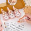 Capybara Correction Tape - Girly Heart Design, 5 Meters, Cute Cartoon Style White-out for Students
