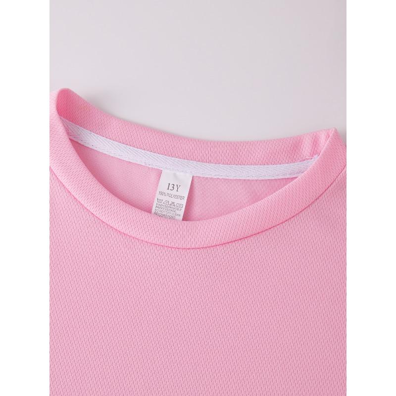 Mädchen T-Shirt mit Rundhalsausschnitt, kurzärmelig: "So sieht eine tolle Enkelin aus"