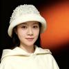 New Arrival Wool Curled Heavy Industry Embroider Pearl Hat Fisherman Hat Round Face Square Face Fall and Winter High-end Heattech Hat