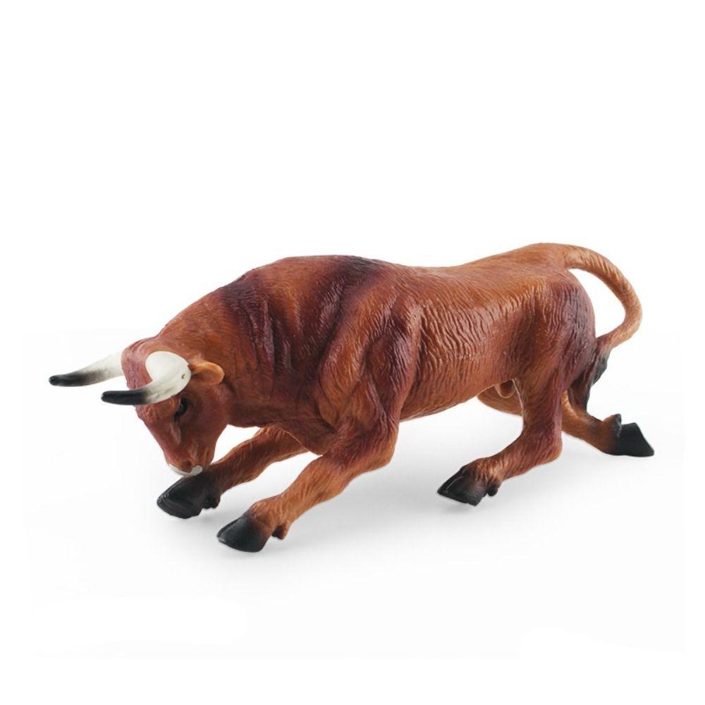 Farm Animals Poultry Cattle Model Simulation Calf Bull OX Figures  Kids Gift