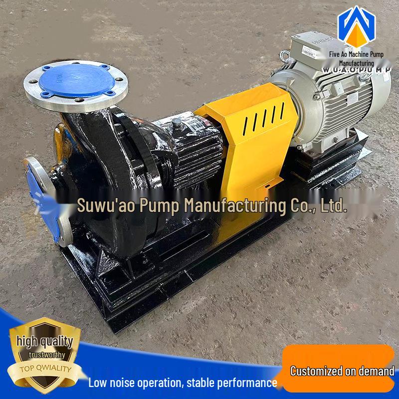 FH High-Efficiency Energy-Saving Stainless Steel Magnetic Drive Chemical Pump, Corrosion-Resistant for Acid and Alkali, Centrifugal Discharge Pump.