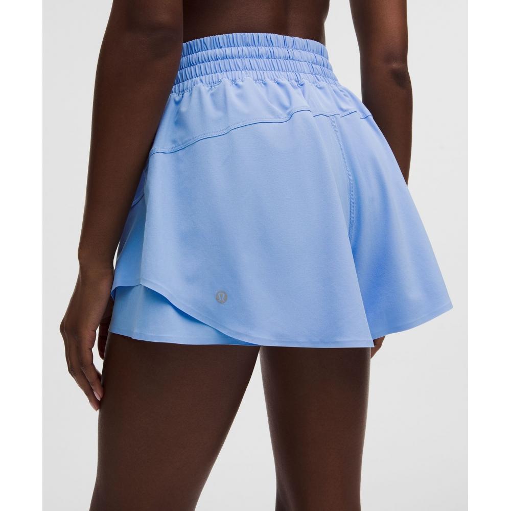 Lululemon Shake It Out High Rise Running Short 2.5  Sinatra Blue