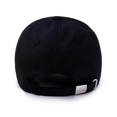 Unisex Letter Embroidered Baseball Cap Breathable Wide Brim Peaked Cap Adjustable Solid Color Snapback Cap Outdoor Sports