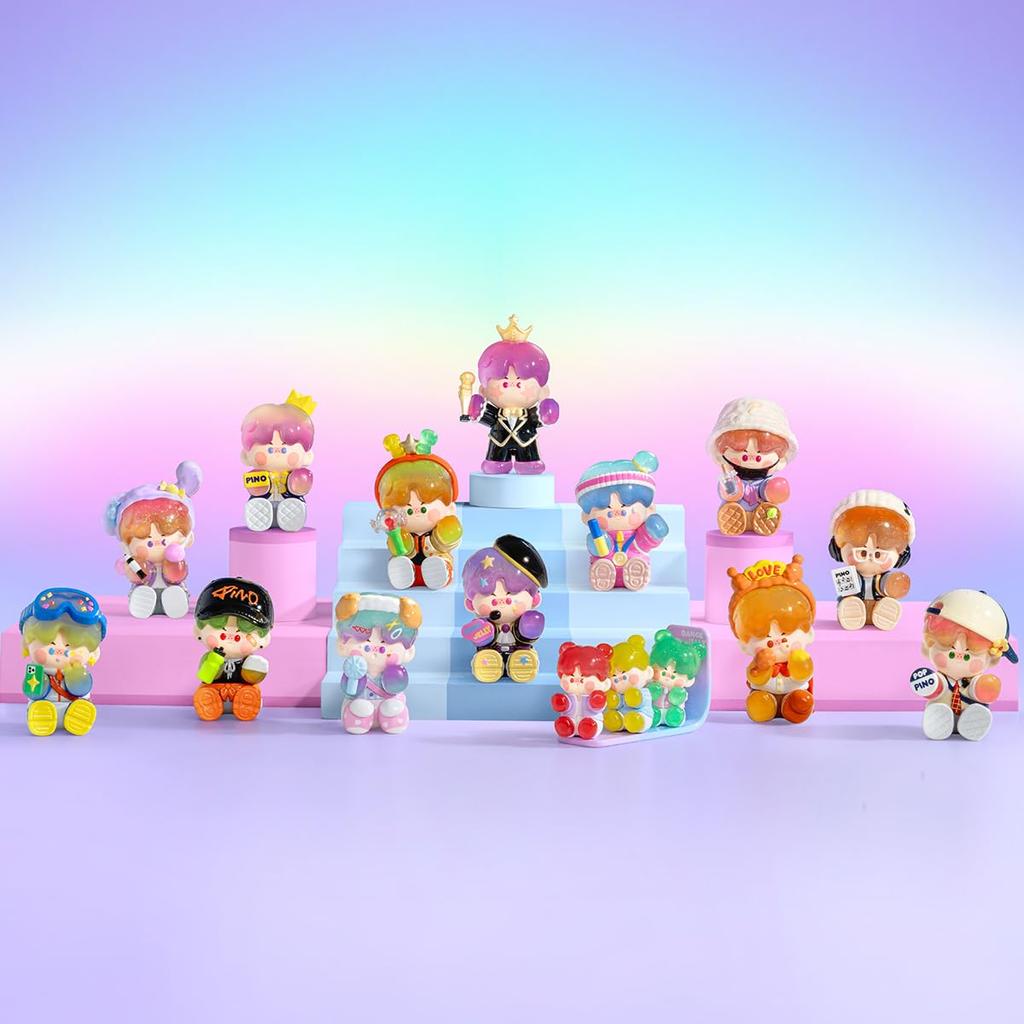 POP MART PINO JELLY Star Project Series Pop Mart Gacha Gacha Figurka Plastový model Prémiová hračka Měkký vinyl Originální postava Narozeninový dárek [3]