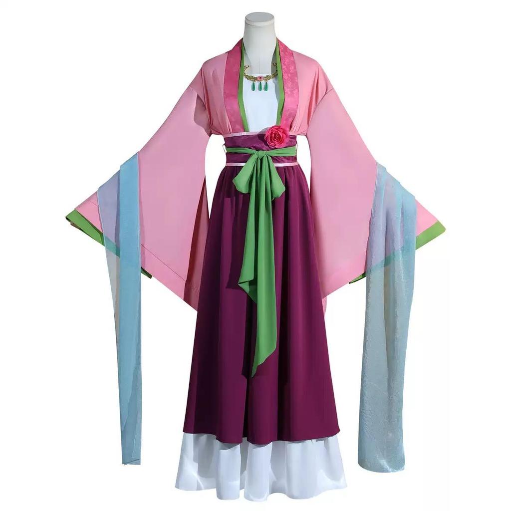 Anime Game Character Cosplay Costume, Traditional Style Party Activity Outfit