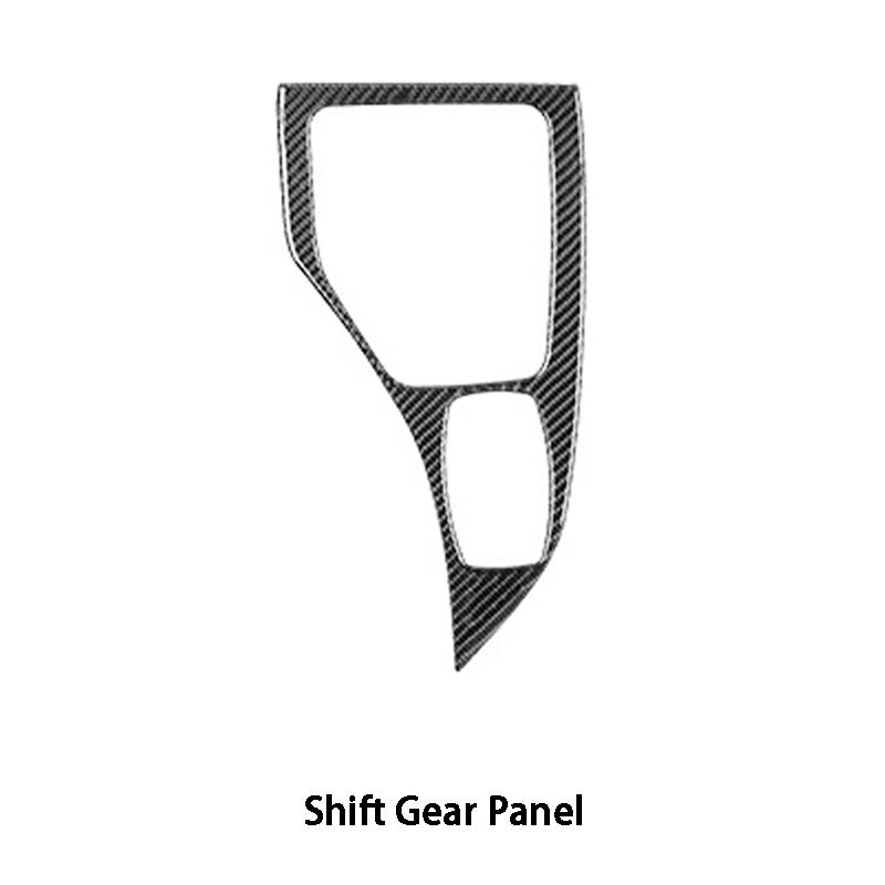 

Углеродное волокно, панель переключения передач, отделка салона автомобиля, защитные наклейки, Стайлинг автомобиля для BMW X1 E84 2011-2015 Shift Gear Panel
