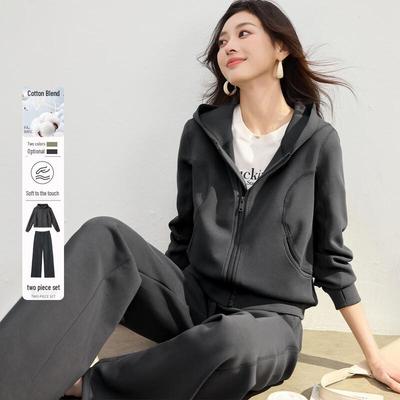 Women's Loose Fit Sweatshirt & Pants Set