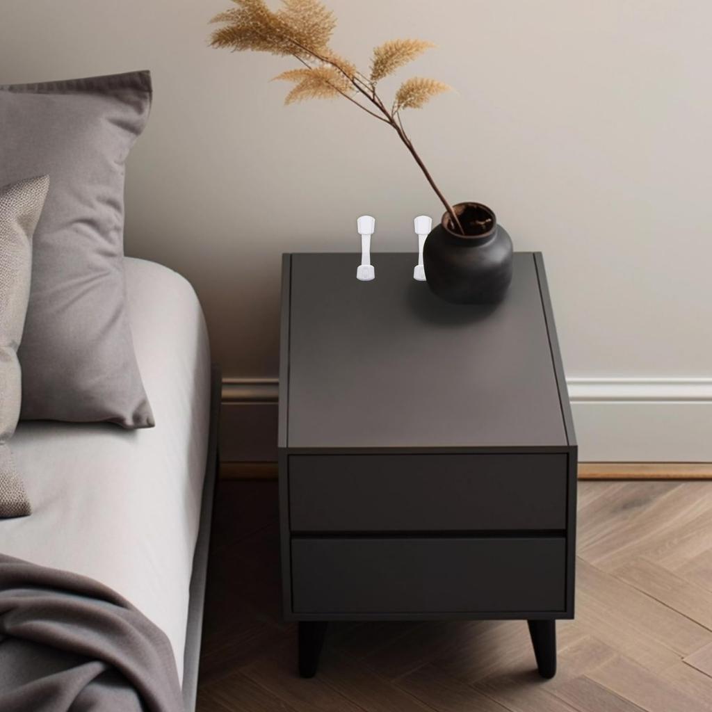 DIFEIUKI Furniture Earthquake Set of No Drilling Easy for Securing and Disaster Preparedness Supplies Tip-Prevention Stoppers, Prevention, 10,