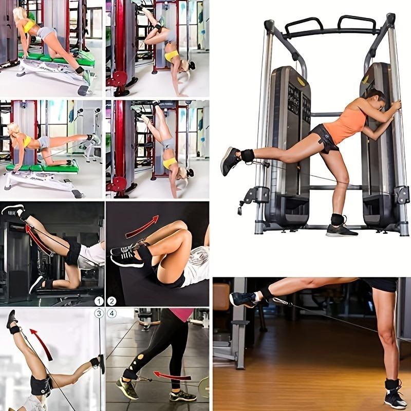 2Pcs Wristband Buckle Hand Strap Fitness Accessory for Arm Workout Training Resistance Rope Exercise Equipment