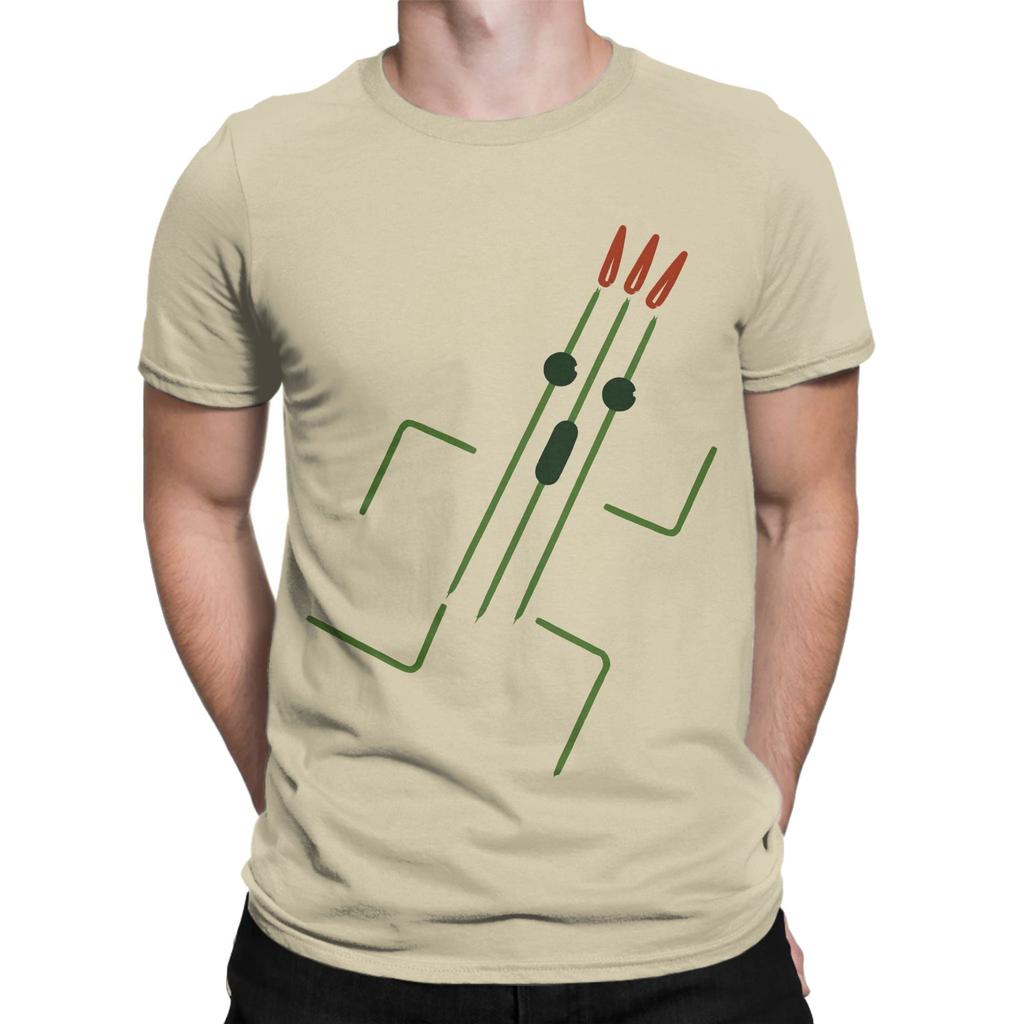 Super Minimalist Cactuar Graphic Funny 100 Cotton TShirt fFinal Fantasy Tops Tees For Unisex