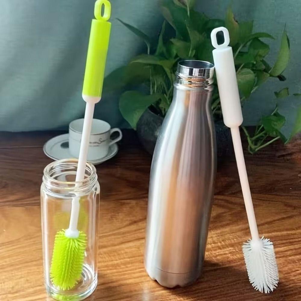 Eco-Friendly 360-Degree Rotating Cleaning Brush Silicone Cup Brush  Baby Feeding Bottles