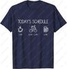 Todays Schedule  Cycling Mountain Biking Bike TShirt TShirt  Comfortable Breathable Loose Mens Shirts with Round Neck