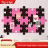 3D Puzzel Viltbord Muursticker & Mat - Zelfklevende Fotoweergave en Wanddecoratie