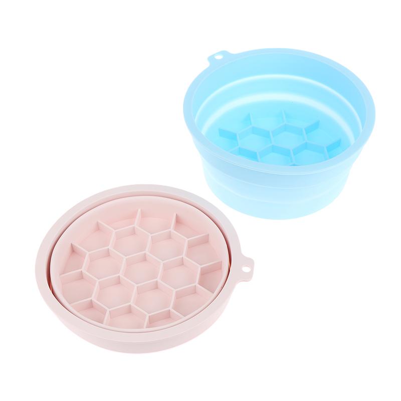 Collapsible Silicone Face Ice Bath Tray Cold Therapy For Facial Puffiness Portable Cryo Skin Tool Travel Beauty Bowl Facial Tool