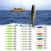 10Pcs Shrimp Lures Baits Squid Jig 3.6g Fluorescent Squid Jig Cuttlefish Hook Glow Jig Hook for Saltwater Fishing