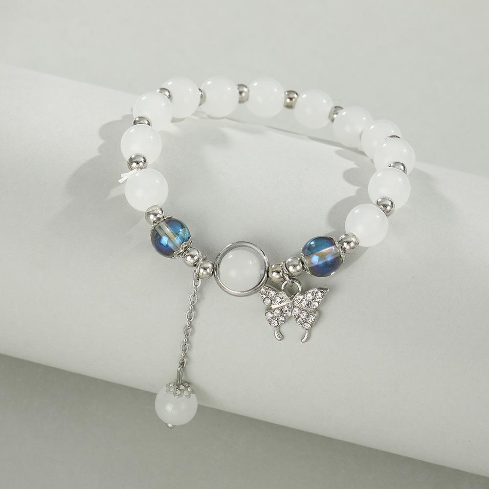 Butterfly Bracelet for Women , Ins Style Minimalist Design Temperament Fashion Jewelry , Alloy Cuff , Nice Gift
